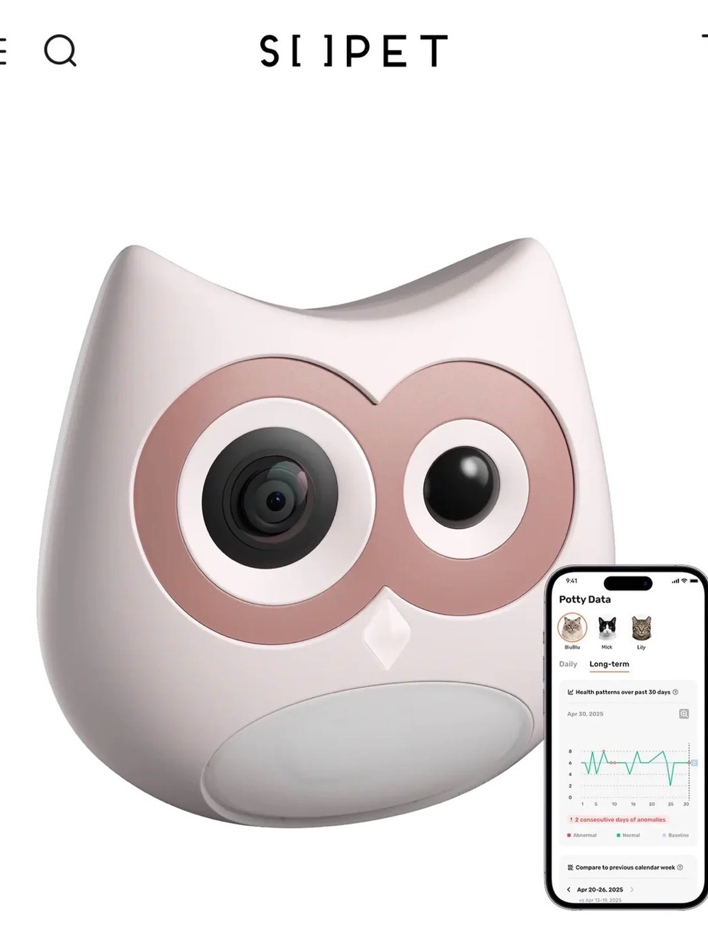SiiPet LitterLens Litter Box Camera for Health Monitoring